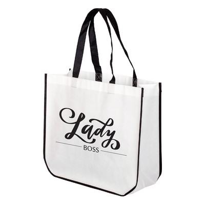 Laminated Gift Tote Bag - 16"x14"x6"