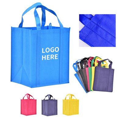 13" x 15" Eco-Friendly Non-Woven Grocery Tote